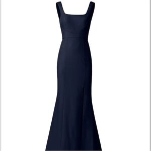Amsale Bridesmaid Dress - James - Crepe - Navy SIZE FITS 12 *WORN ONCE*